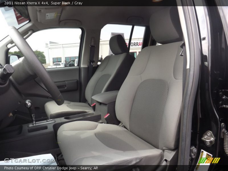 Super Black / Gray 2011 Nissan Xterra X 4x4