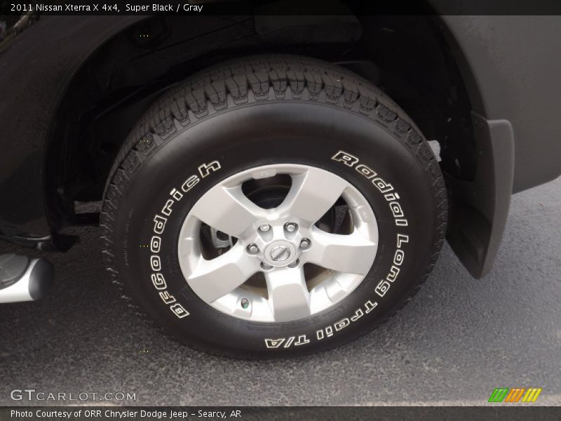 Super Black / Gray 2011 Nissan Xterra X 4x4
