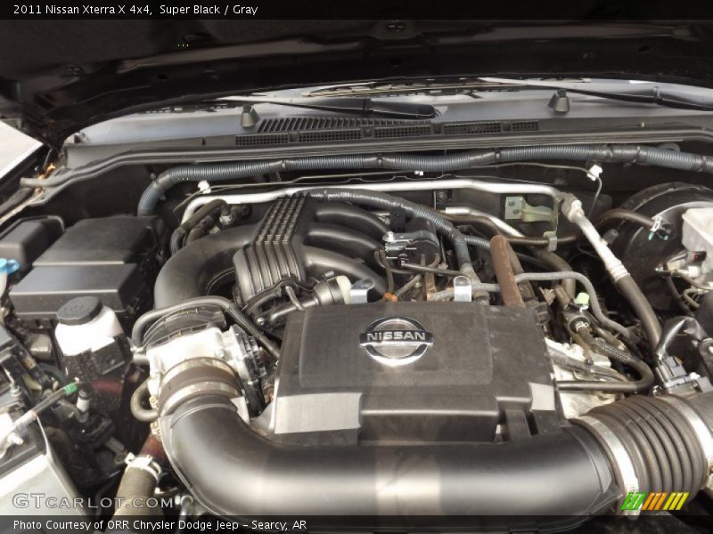 Super Black / Gray 2011 Nissan Xterra X 4x4