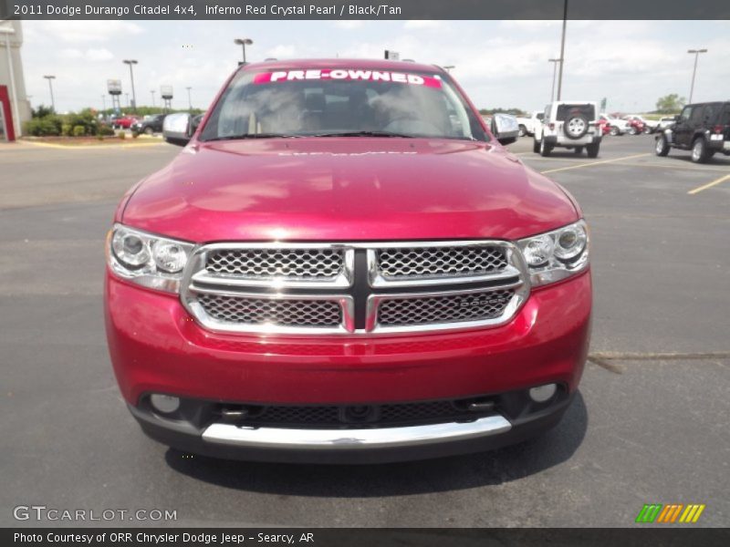 Inferno Red Crystal Pearl / Black/Tan 2011 Dodge Durango Citadel 4x4
