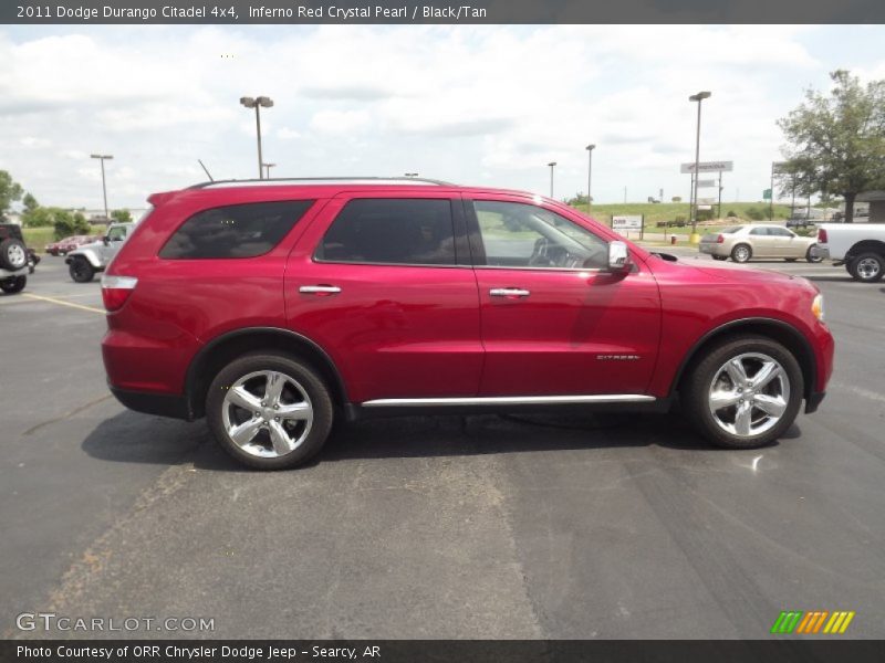 Inferno Red Crystal Pearl / Black/Tan 2011 Dodge Durango Citadel 4x4