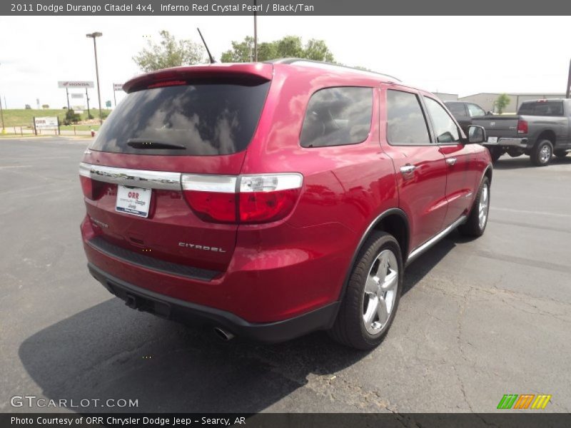 Inferno Red Crystal Pearl / Black/Tan 2011 Dodge Durango Citadel 4x4
