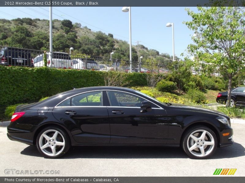 Black / Black 2012 Mercedes-Benz CLS 550 Coupe