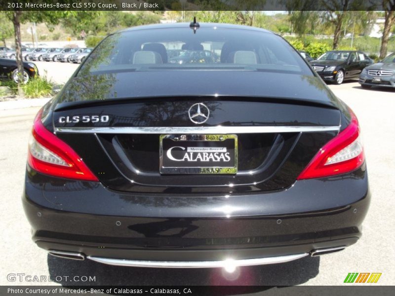 Black / Black 2012 Mercedes-Benz CLS 550 Coupe