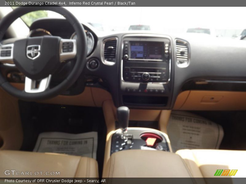 Inferno Red Crystal Pearl / Black/Tan 2011 Dodge Durango Citadel 4x4