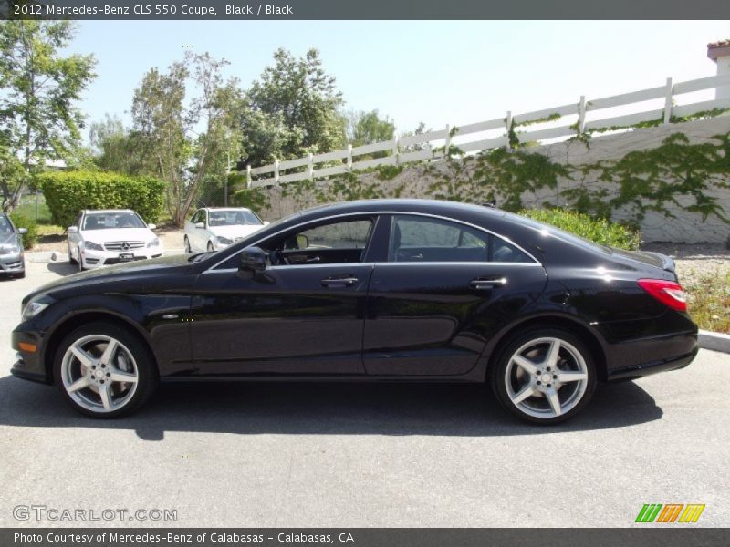 Black / Black 2012 Mercedes-Benz CLS 550 Coupe