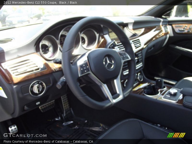 Black / Black 2012 Mercedes-Benz CLS 550 Coupe