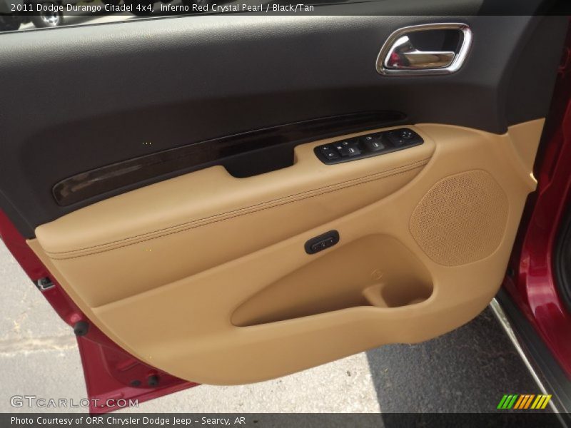 Inferno Red Crystal Pearl / Black/Tan 2011 Dodge Durango Citadel 4x4