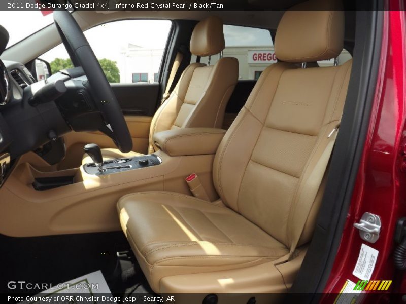 Inferno Red Crystal Pearl / Black/Tan 2011 Dodge Durango Citadel 4x4