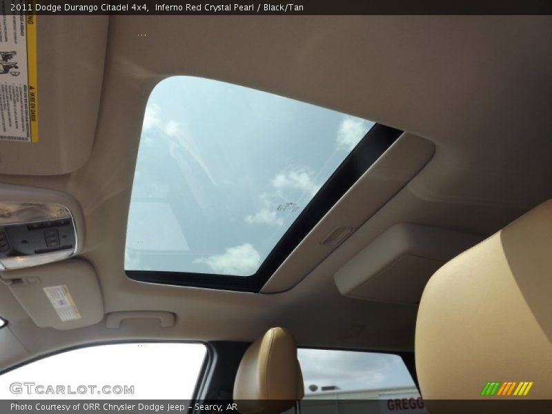 Inferno Red Crystal Pearl / Black/Tan 2011 Dodge Durango Citadel 4x4