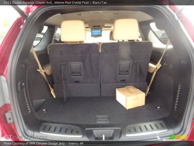Inferno Red Crystal Pearl / Black/Tan 2011 Dodge Durango Citadel 4x4