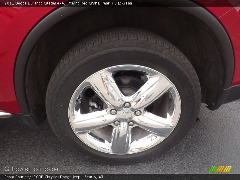 Inferno Red Crystal Pearl / Black/Tan 2011 Dodge Durango Citadel 4x4