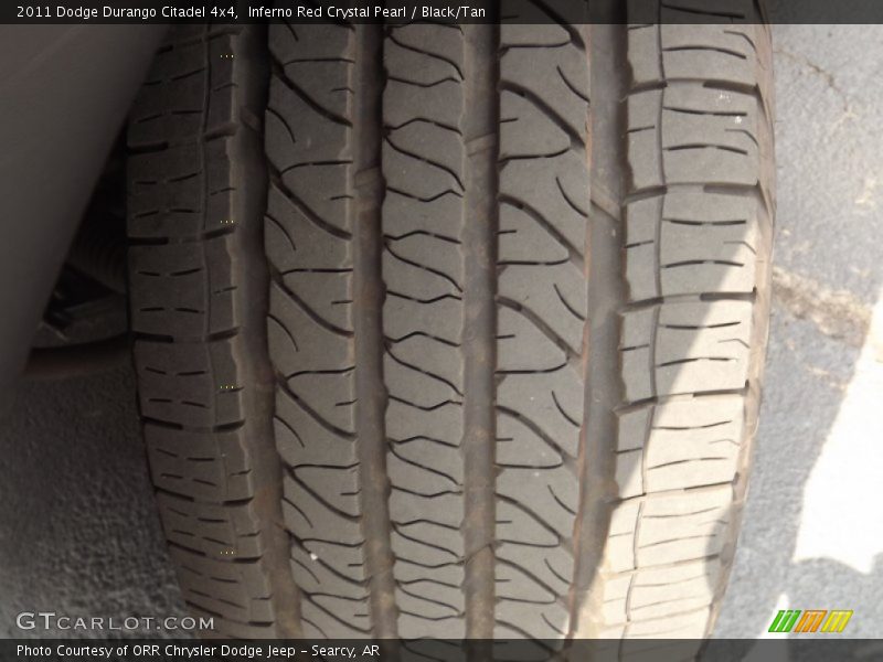 Inferno Red Crystal Pearl / Black/Tan 2011 Dodge Durango Citadel 4x4