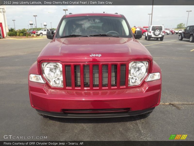 Deep Cherry Red Crystal Pearl / Dark Slate Gray 2012 Jeep Liberty Latitude