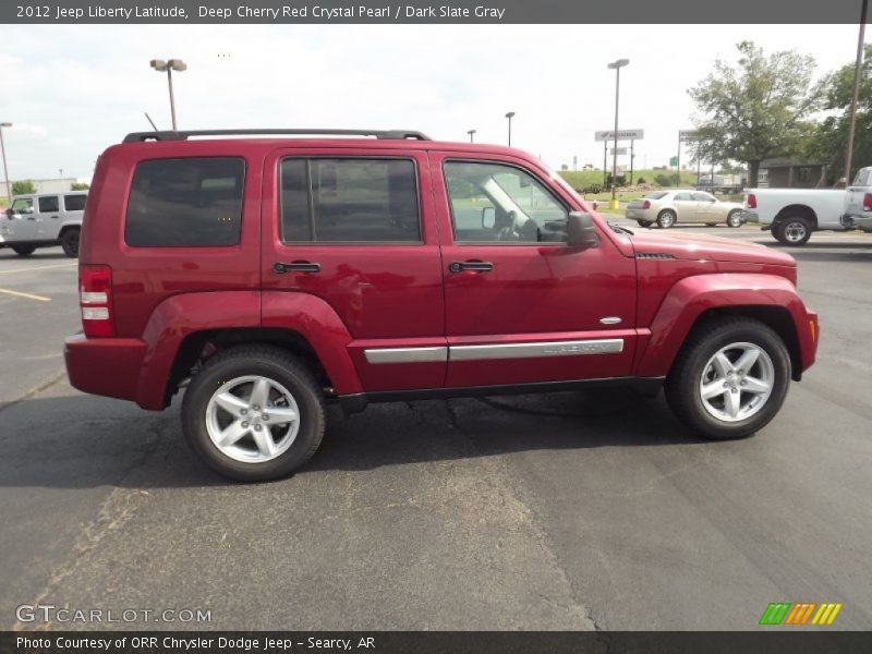 Deep Cherry Red Crystal Pearl / Dark Slate Gray 2012 Jeep Liberty Latitude