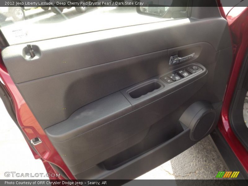 Deep Cherry Red Crystal Pearl / Dark Slate Gray 2012 Jeep Liberty Latitude
