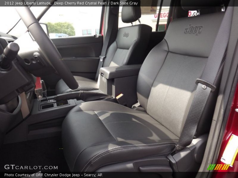 Deep Cherry Red Crystal Pearl / Dark Slate Gray 2012 Jeep Liberty Latitude