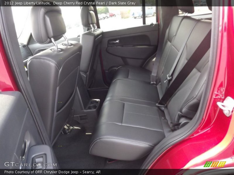 Deep Cherry Red Crystal Pearl / Dark Slate Gray 2012 Jeep Liberty Latitude
