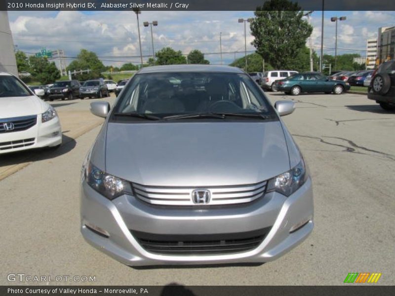 Alabaster Silver Metallic / Gray 2010 Honda Insight Hybrid EX