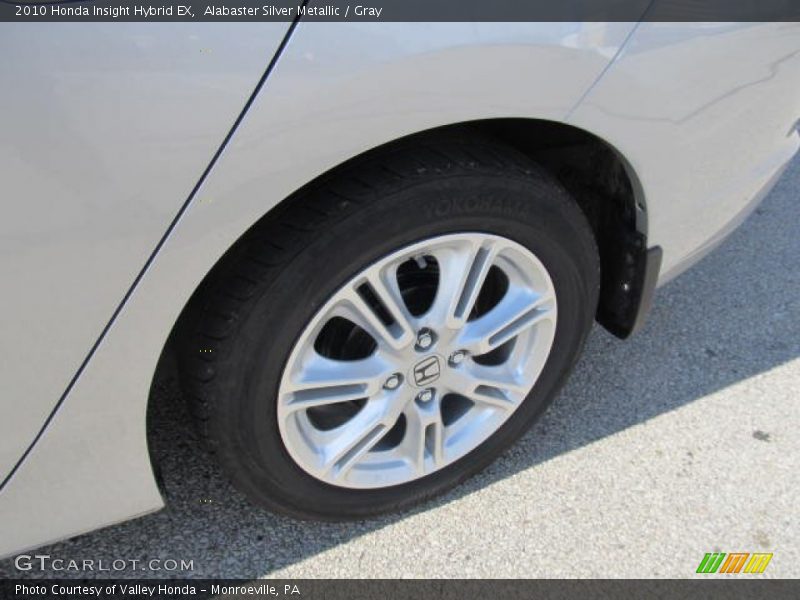 Alabaster Silver Metallic / Gray 2010 Honda Insight Hybrid EX