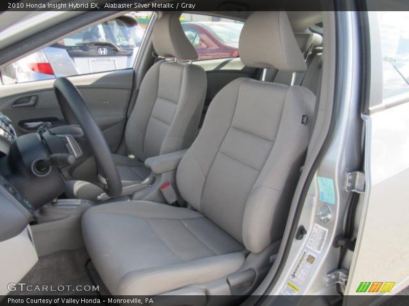 Alabaster Silver Metallic / Gray 2010 Honda Insight Hybrid EX