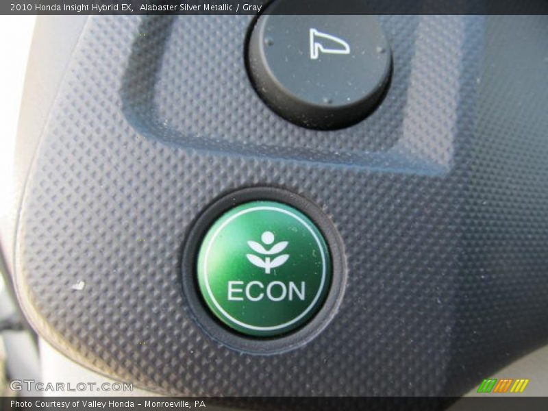 Alabaster Silver Metallic / Gray 2010 Honda Insight Hybrid EX