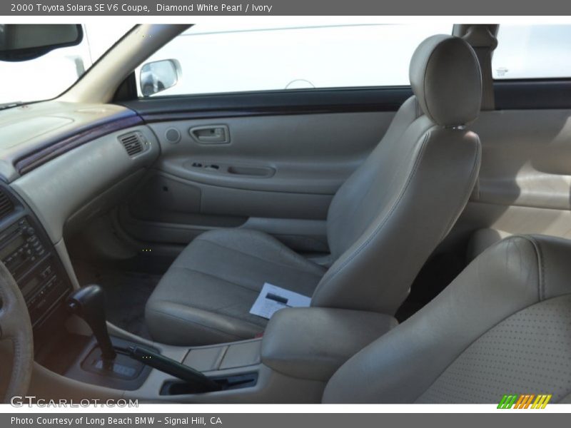 Diamond White Pearl / Ivory 2000 Toyota Solara SE V6 Coupe