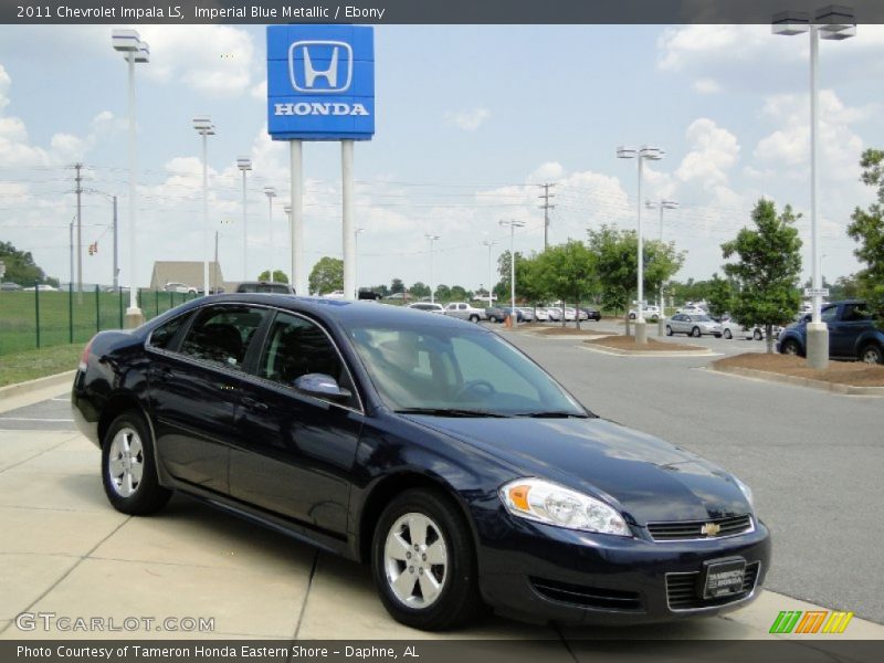 Imperial Blue Metallic / Ebony 2011 Chevrolet Impala LS