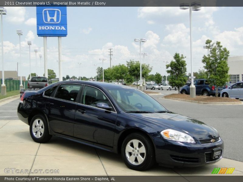 Imperial Blue Metallic / Ebony 2011 Chevrolet Impala LS