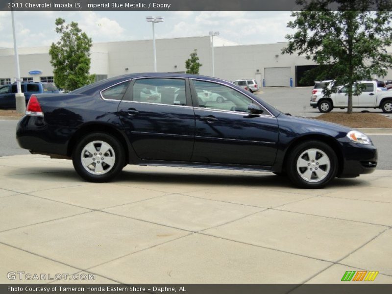 Imperial Blue Metallic / Ebony 2011 Chevrolet Impala LS