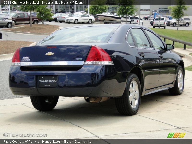 Imperial Blue Metallic / Ebony 2011 Chevrolet Impala LS