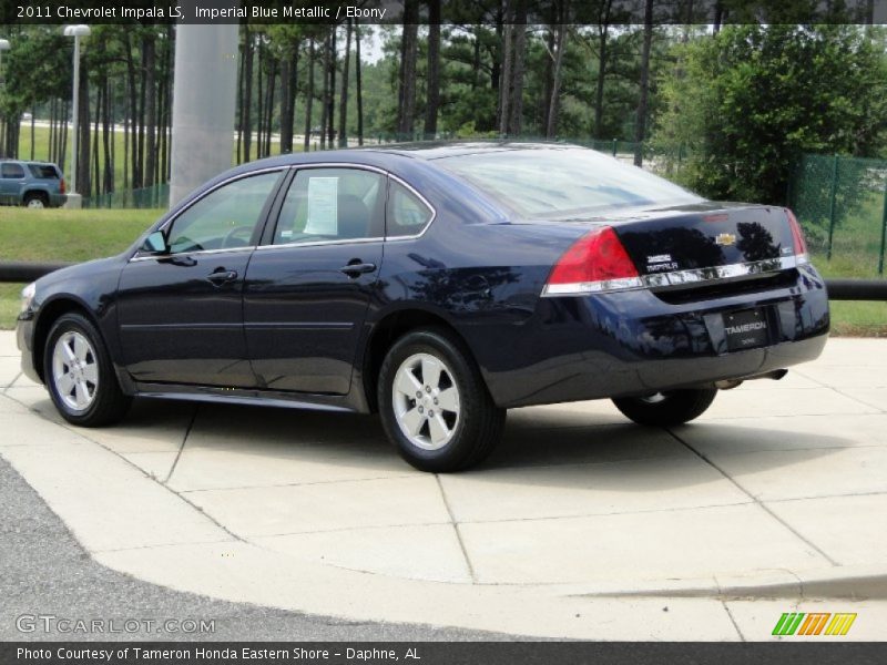 Imperial Blue Metallic / Ebony 2011 Chevrolet Impala LS