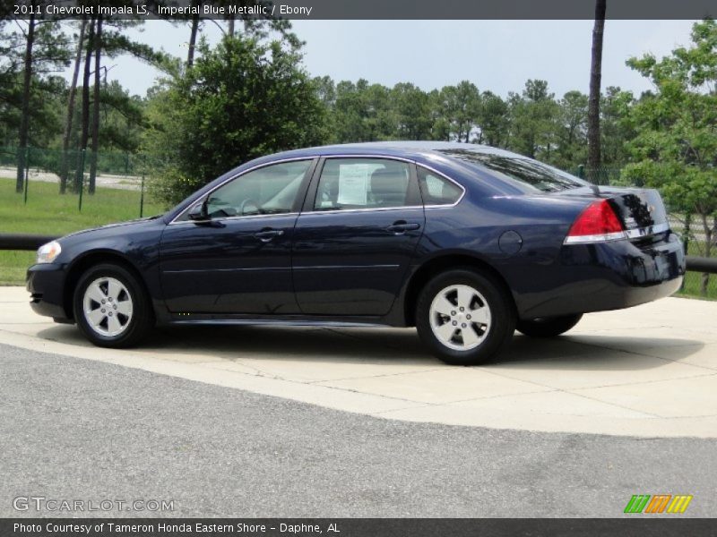 Imperial Blue Metallic / Ebony 2011 Chevrolet Impala LS