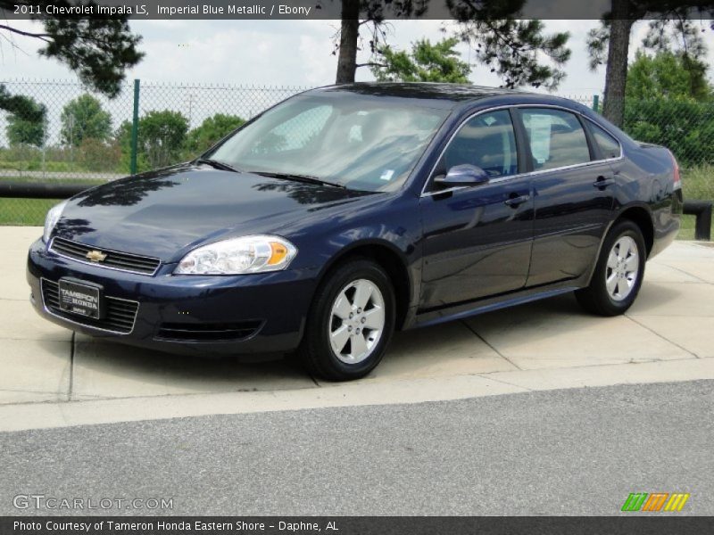 Imperial Blue Metallic / Ebony 2011 Chevrolet Impala LS