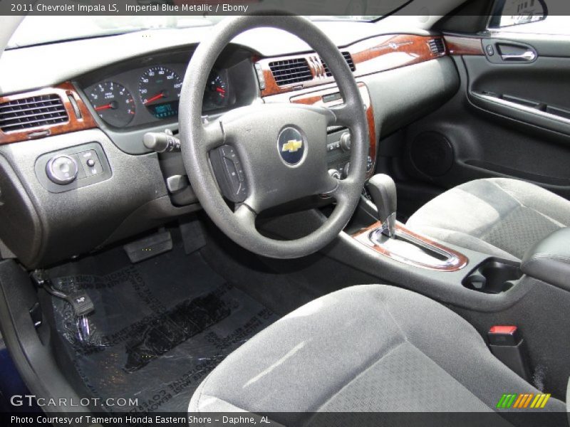 Imperial Blue Metallic / Ebony 2011 Chevrolet Impala LS