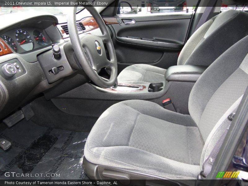 Imperial Blue Metallic / Ebony 2011 Chevrolet Impala LS