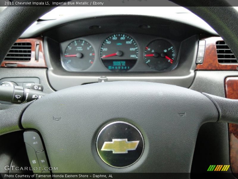Imperial Blue Metallic / Ebony 2011 Chevrolet Impala LS