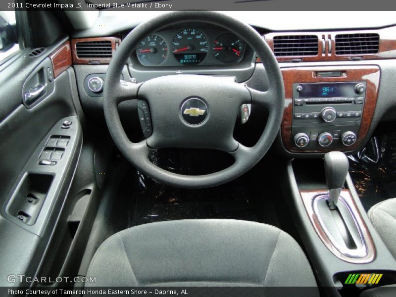Imperial Blue Metallic / Ebony 2011 Chevrolet Impala LS