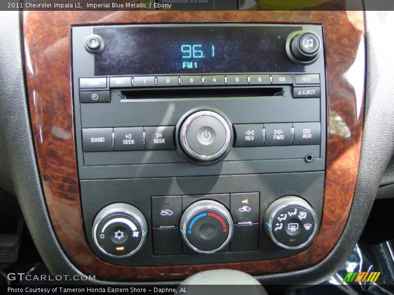 Imperial Blue Metallic / Ebony 2011 Chevrolet Impala LS