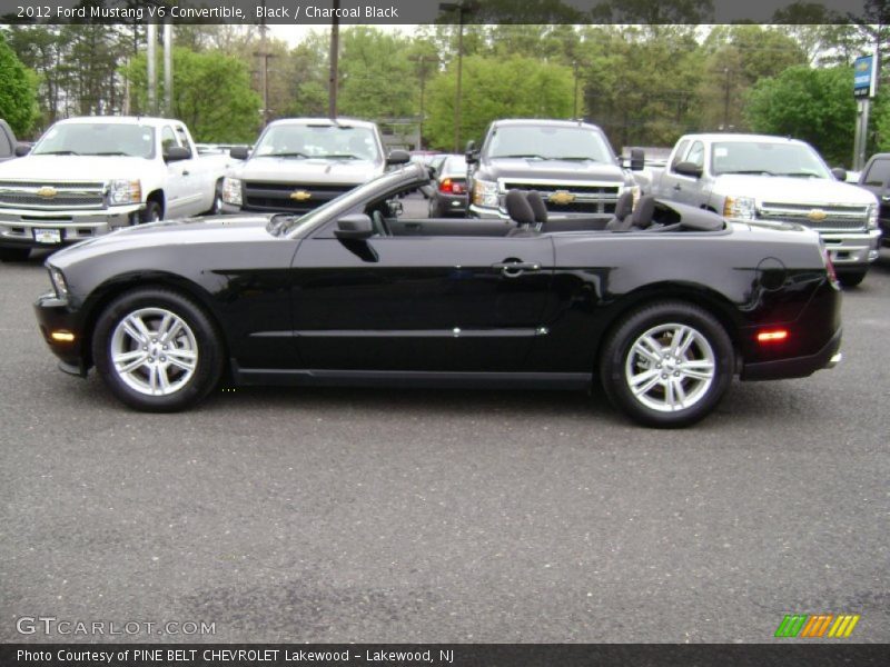 Black / Charcoal Black 2012 Ford Mustang V6 Convertible