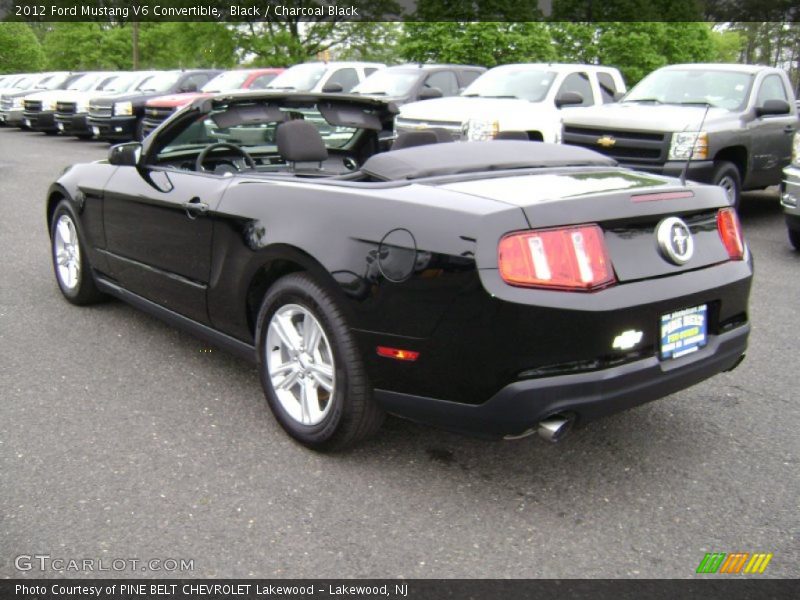 Black / Charcoal Black 2012 Ford Mustang V6 Convertible