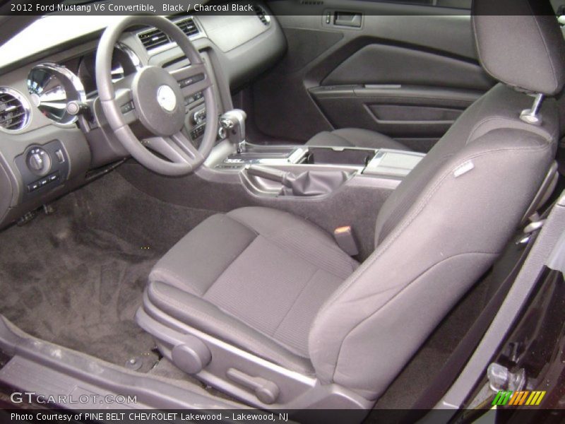 Black / Charcoal Black 2012 Ford Mustang V6 Convertible