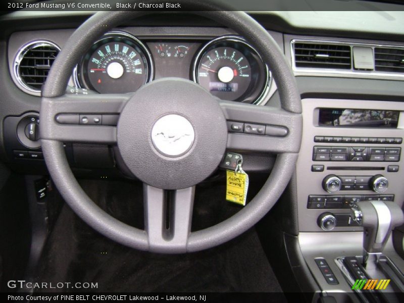Black / Charcoal Black 2012 Ford Mustang V6 Convertible