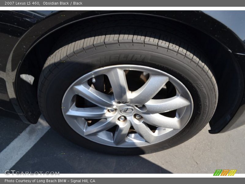 Obsidian Black / Black 2007 Lexus LS 460
