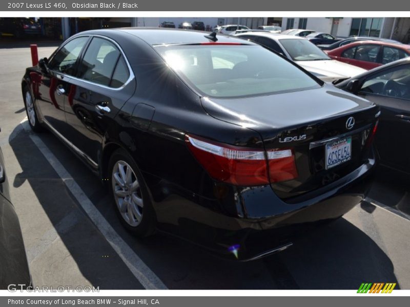 Obsidian Black / Black 2007 Lexus LS 460