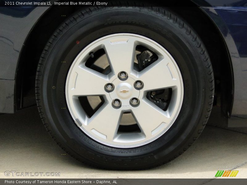Imperial Blue Metallic / Ebony 2011 Chevrolet Impala LS