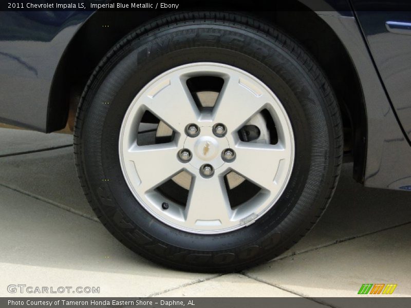 Imperial Blue Metallic / Ebony 2011 Chevrolet Impala LS