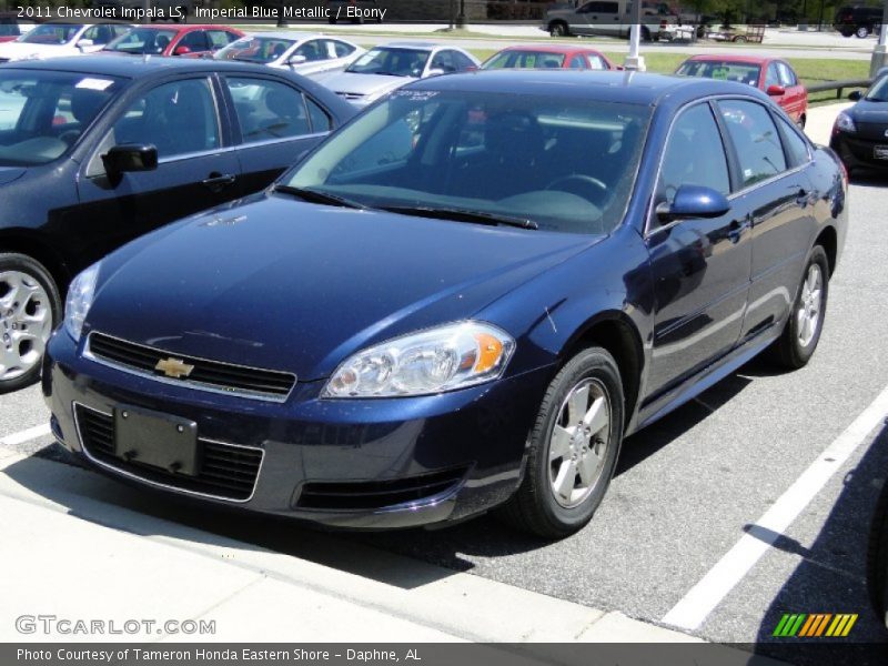 Imperial Blue Metallic / Ebony 2011 Chevrolet Impala LS