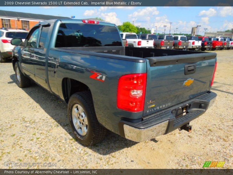 Imperial Blue Metallic / Ebony 2009 Chevrolet Silverado 1500 LT Extended Cab