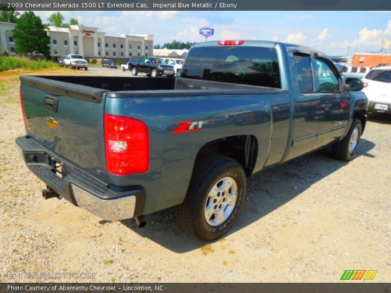 Imperial Blue Metallic / Ebony 2009 Chevrolet Silverado 1500 LT Extended Cab